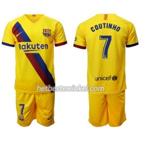FC Barcelona Philippe Coutinho 7 Kind Voetbaltenues Uit 2019/20 - SS (+ Korte broeken)
